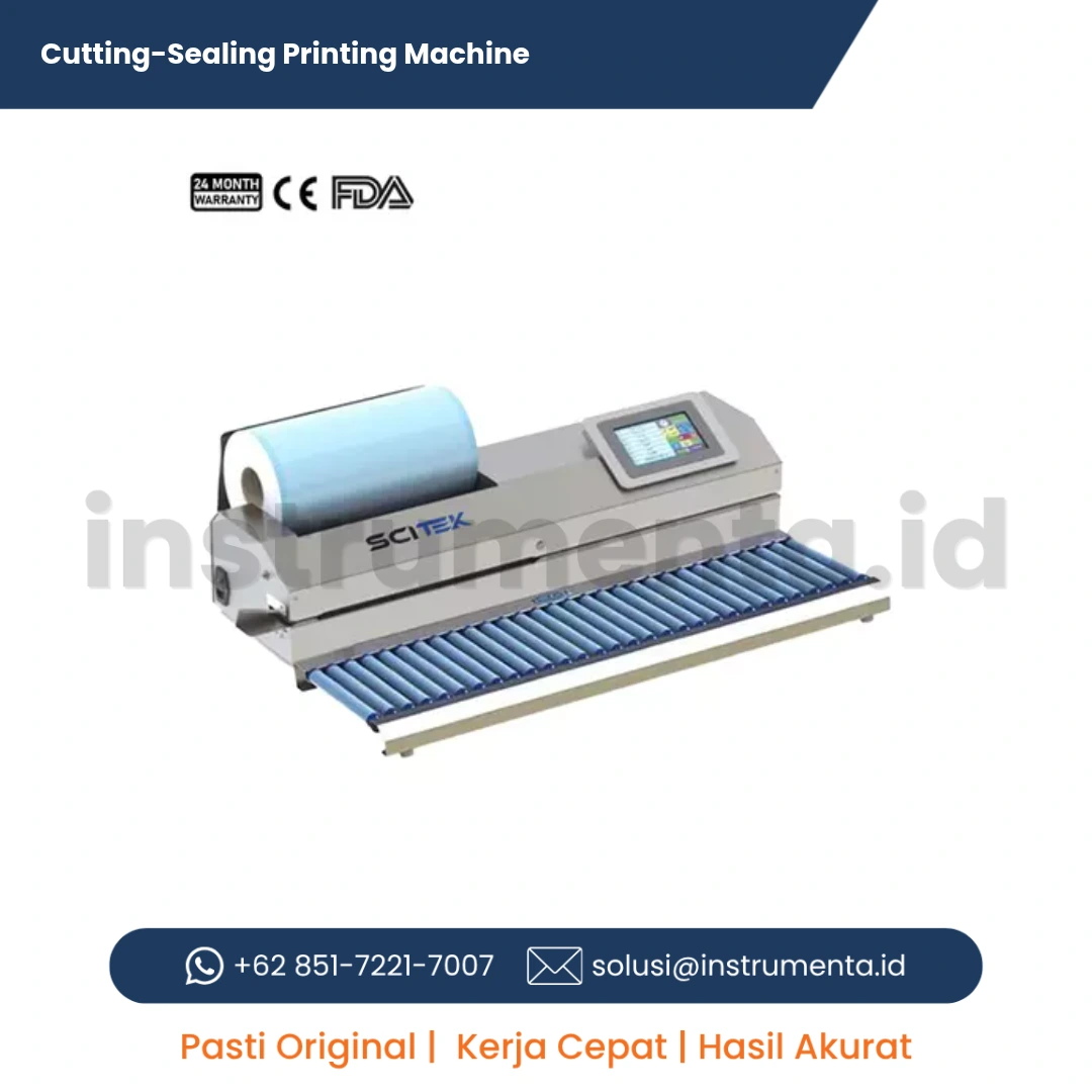 Heavy Duty Cutting-Sealing Printing Machine Scitek Mesin Potong Segel dan Cetak Label Kantong Sterilisasi Otomatis CSSD